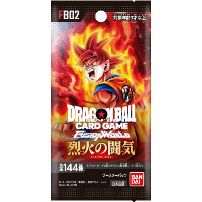 ドラゴンボールスーパーカードゲーム フュージョンワールド ブースターパック 烈火の闘気[FB02] BOX