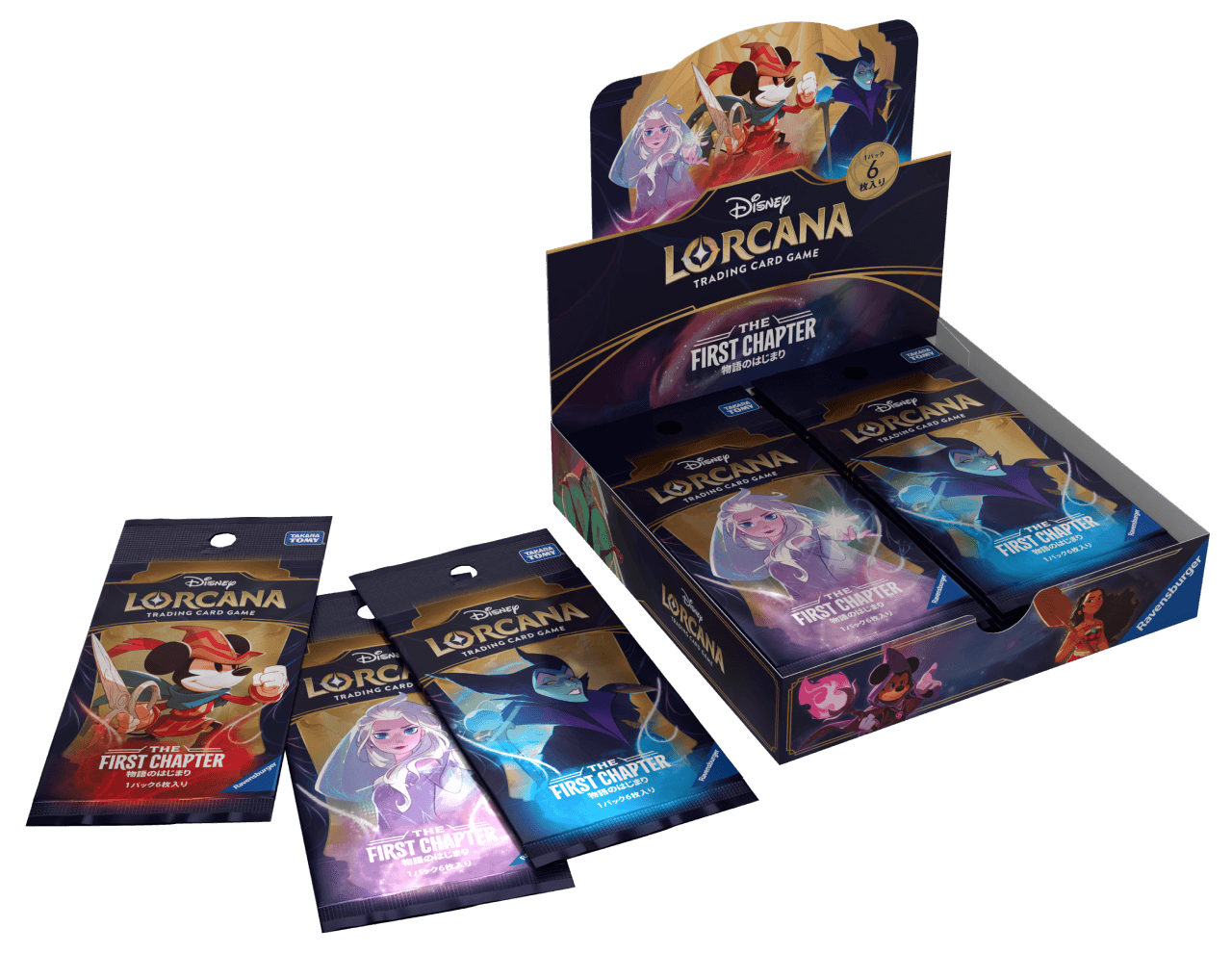 ディズニー・ロルカナ・TCG 日本語版 ブースターパック THE FIRST CHAPTER 物語のはじまり BOX